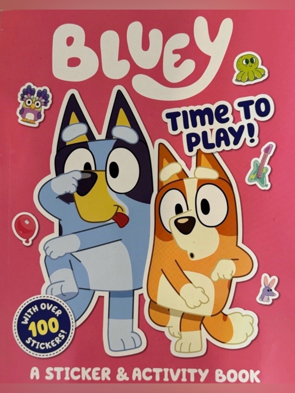 Set of 2 Bluey Coloring & Sticker Books